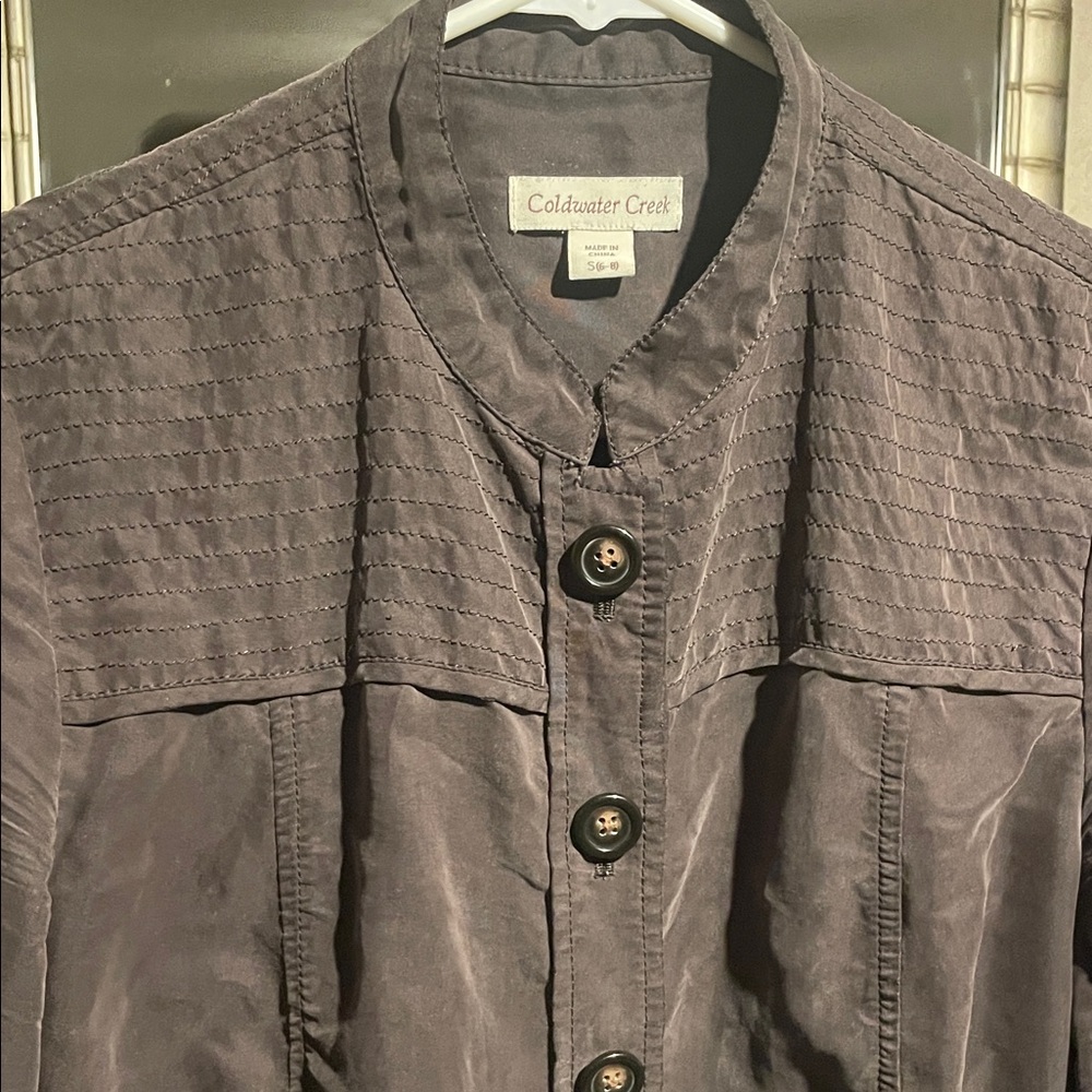 Coldwater Creek Chocolate Blouse